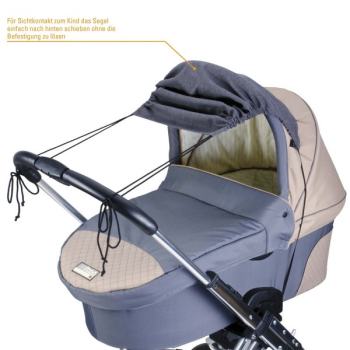 Preview: Diago Deluxe Sonnensegel Kinderwagen