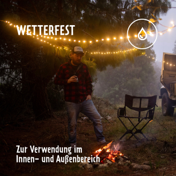 Camplight USB-Outdoor-Lichterkette mit Spule Afterglow