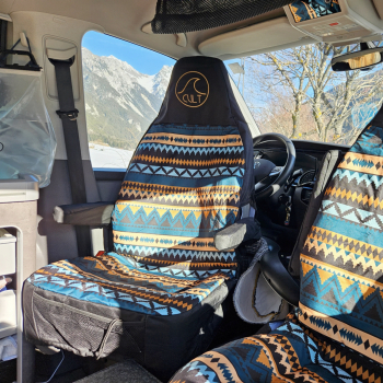 CultSurfing Seatcover single aztec-black