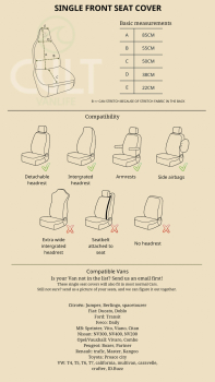 CultSurfing Seatcover single black