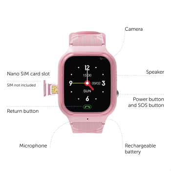 KIDS Smartwatch Pink