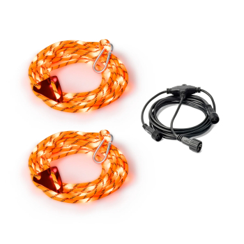 The Sunnyside Leuchttau Abspannset rot