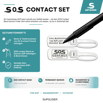 SUPGLIDER SOS Contact - 2er Set