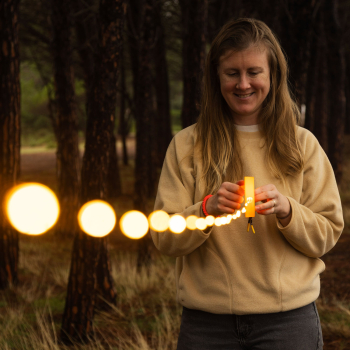 Camplight USB-Outdoor-Lichterkette mit Spule