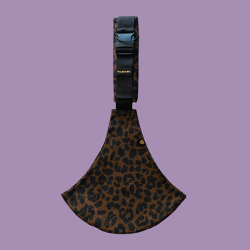 Toddler Carrier Leopard Print Brown