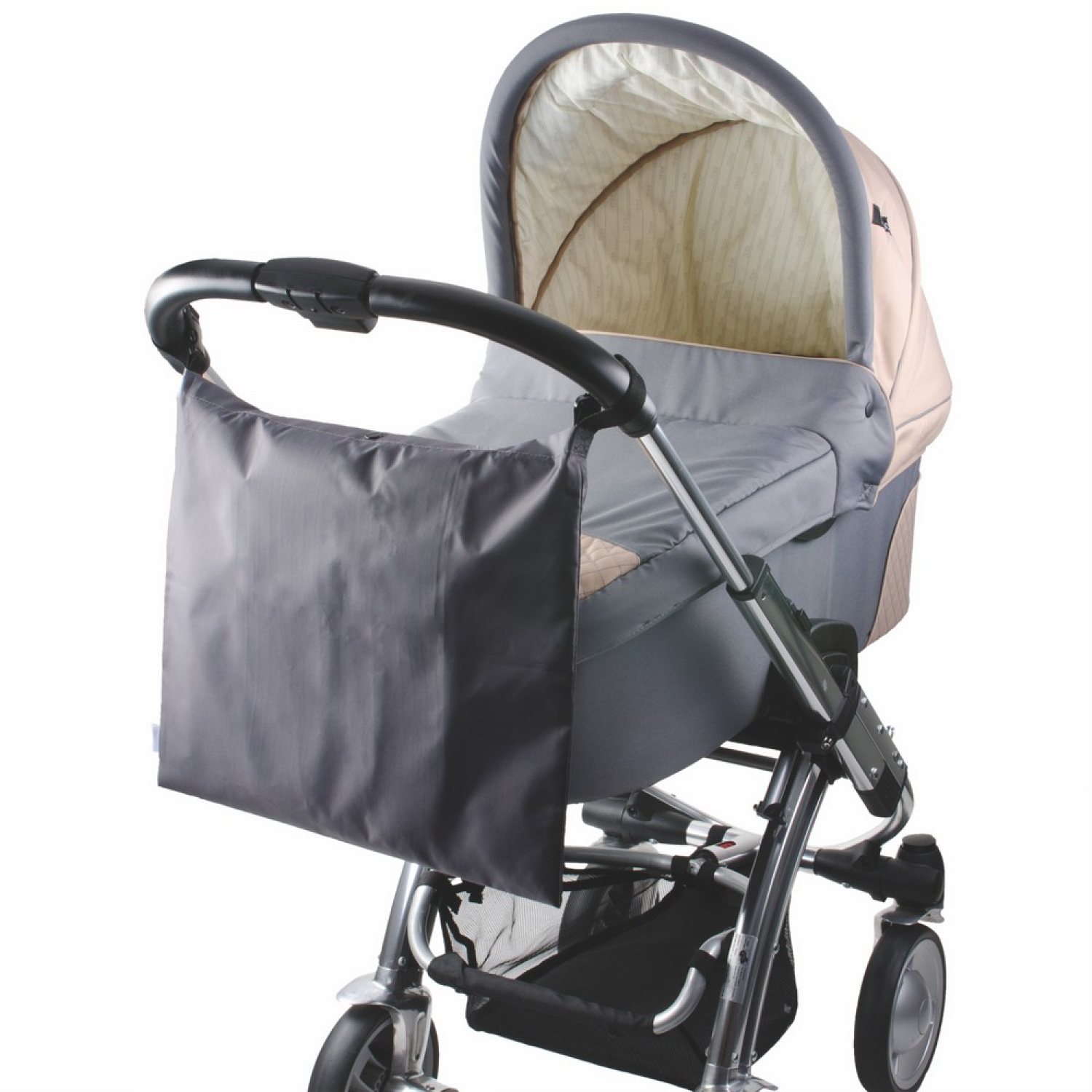 Diago Kinderwagen Einkaufstasche grau