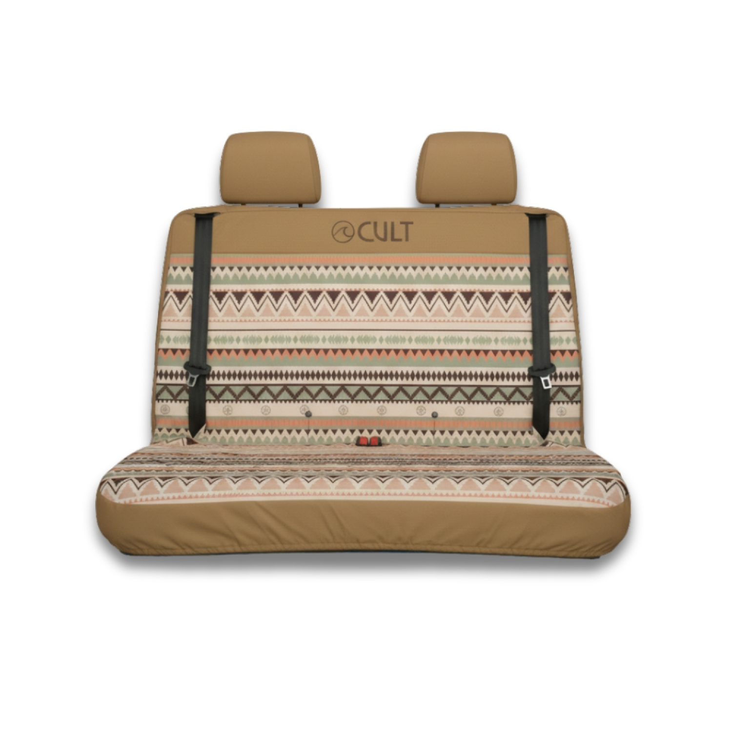 CULT 2er-Sitzbankbezug wasserdicht – VW California T4–T6.1 & Mercedes-Benz Marco Polo indi-brown