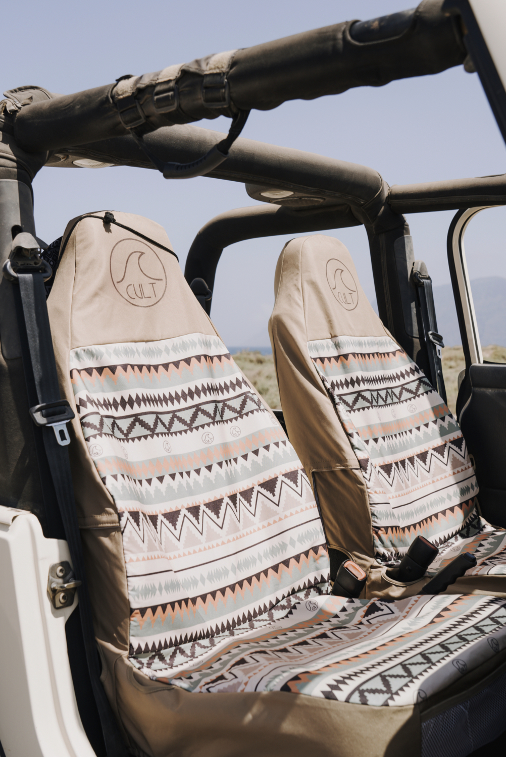 CultSurfing Seatcover single aztec-brown