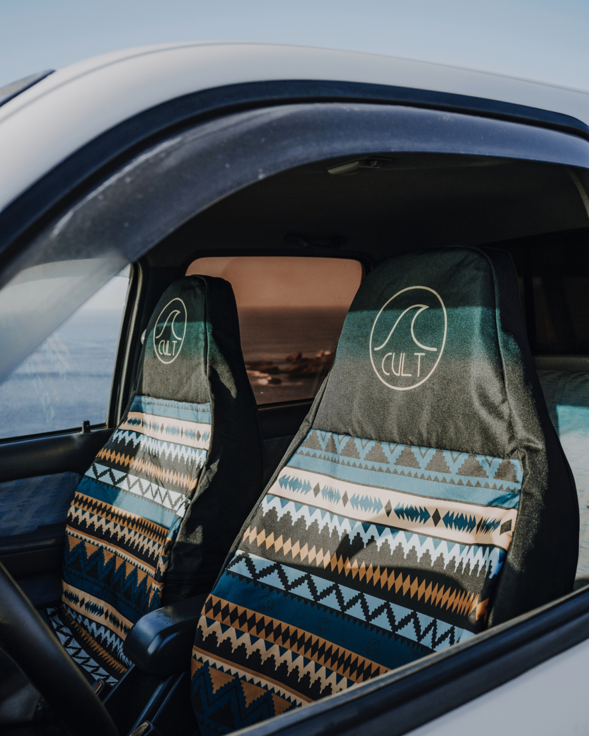 CultSurfing Seatcover single aztec-brown