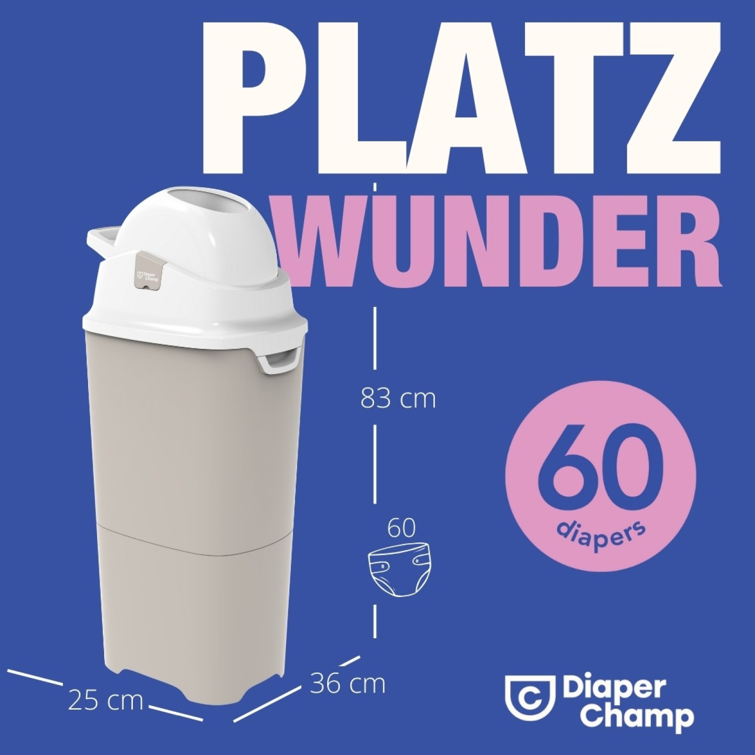 Diaper Champ ONE Maxi beige
