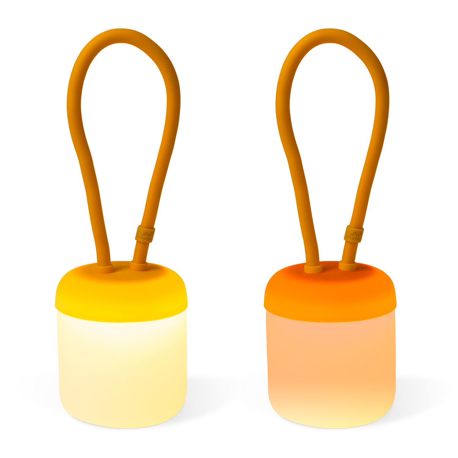 Floppy Silikon Laterne orange