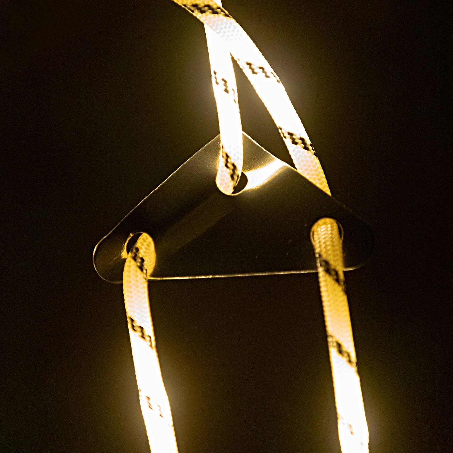 Leuchttau Abspannset warmweiss