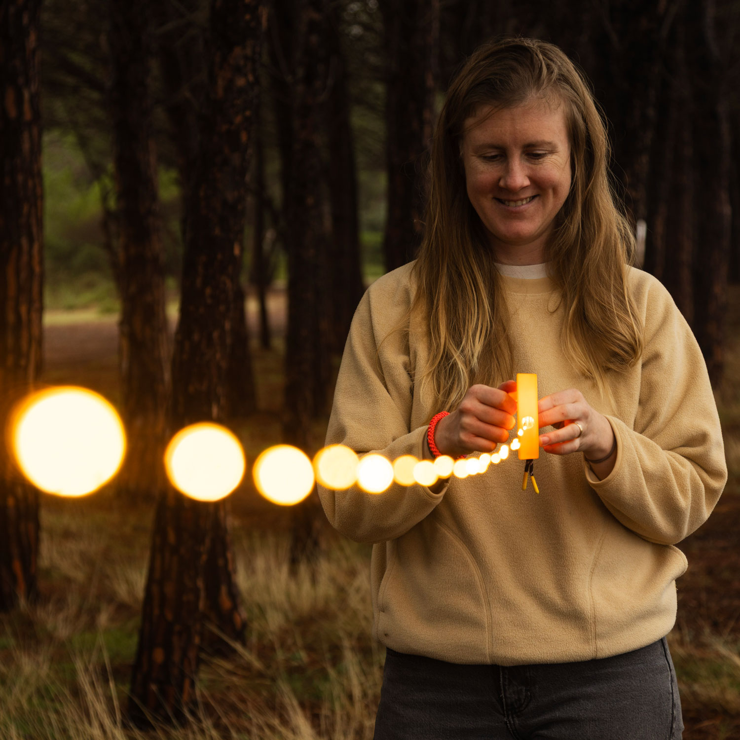 Camplight USB-Outdoor-Lichterkette mit Spule