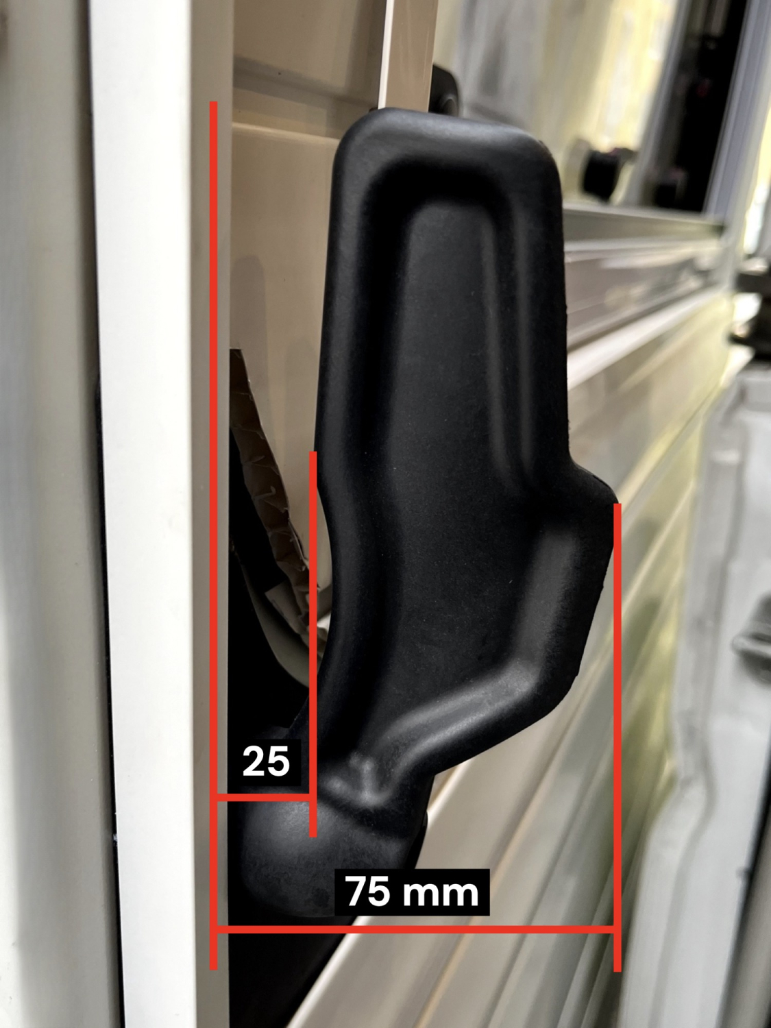 Grosser Schiebetürgriff für Fiat Ducato ab BJ 2006