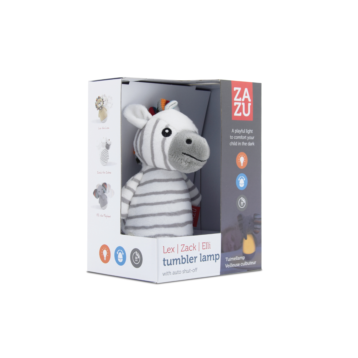 ZACK the Zebra Tumbler Nightlight